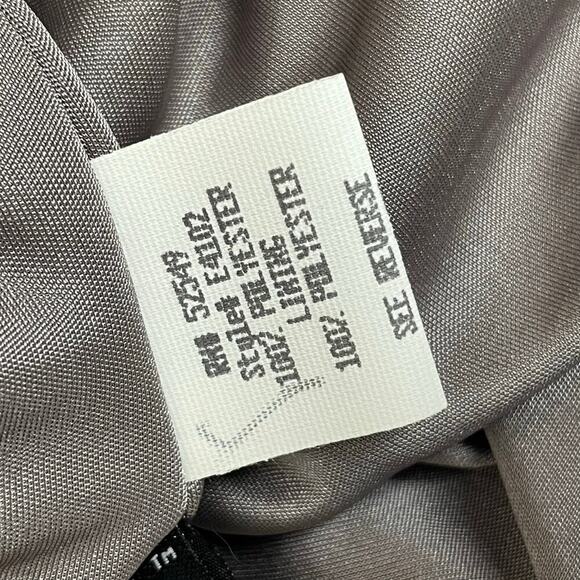 Laundry by Shelli Segal Formal Dress Size 10 – Taupe, Open Crisscross Back - Picture 7 of 8